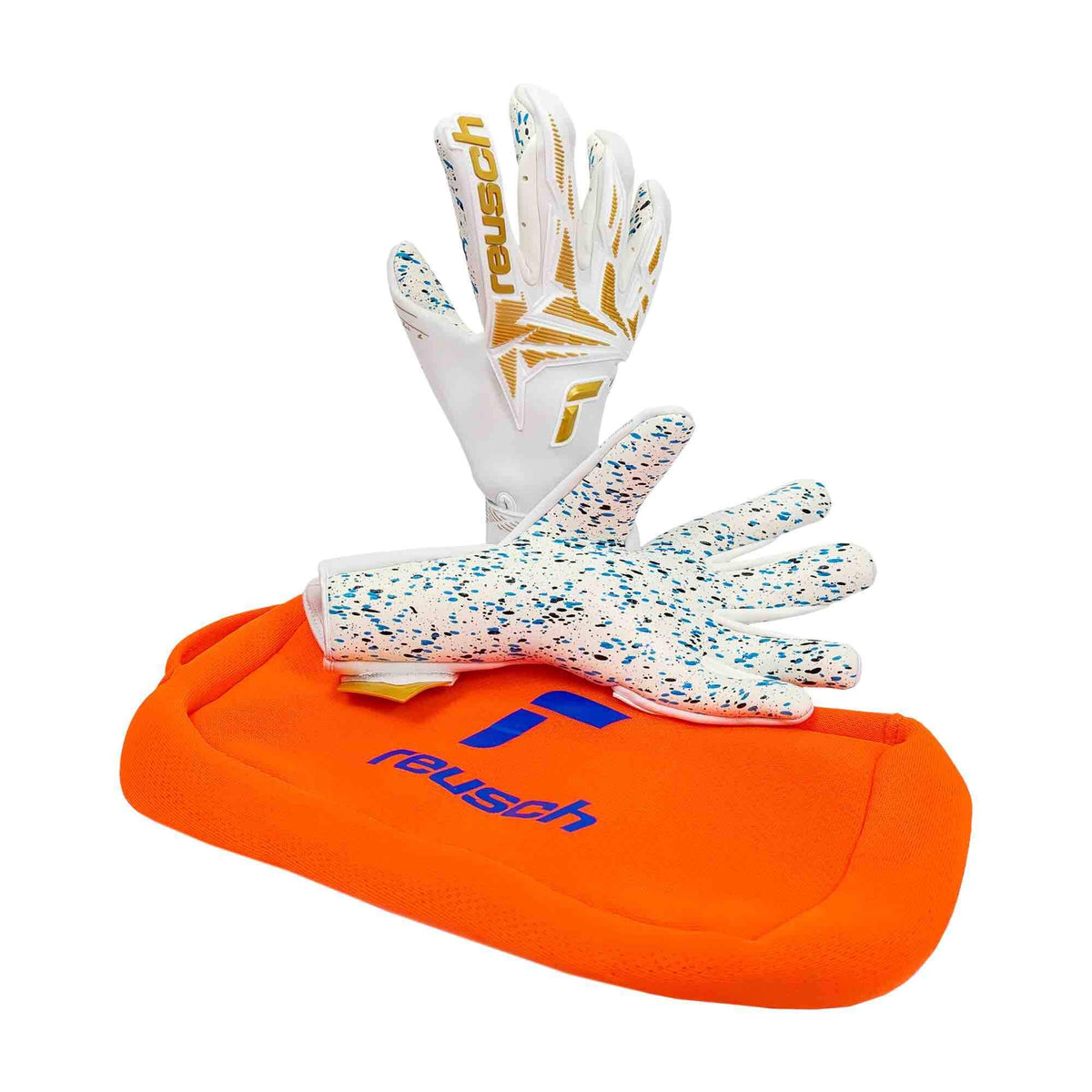 Reusch Attrakt Freegel Fusion Unai Simon WC Champion Goalkeeper Gloves (Pair and Bag 1)