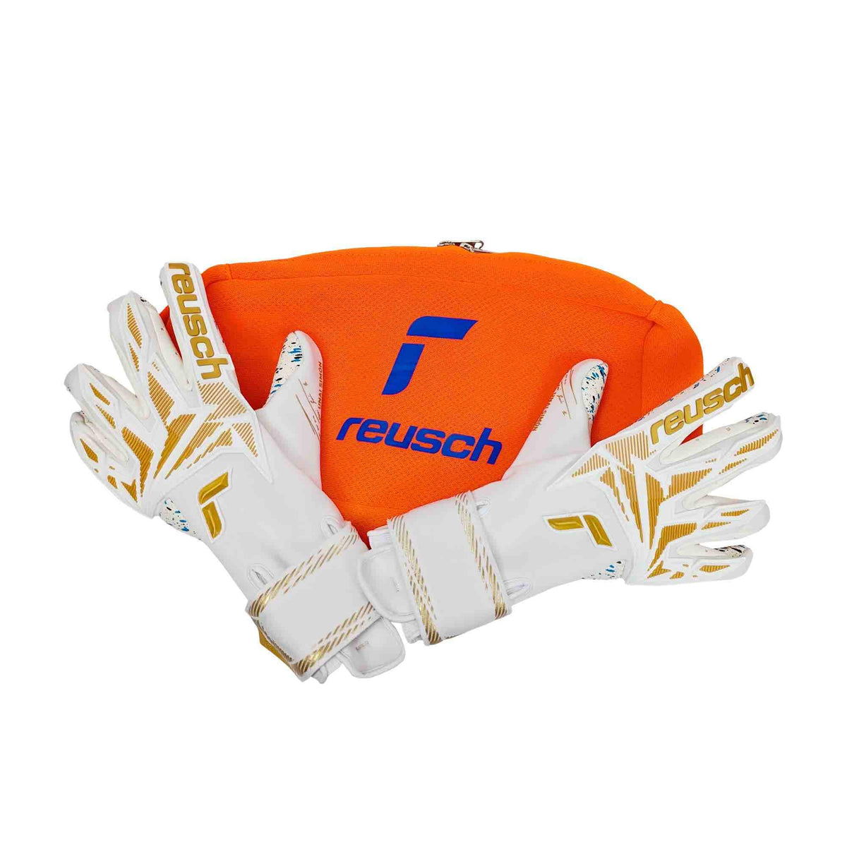 Reusch Attrakt Freegel Fusion Unai Simon WC Champion Goalkeeper Gloves (Pair and Bag 2)