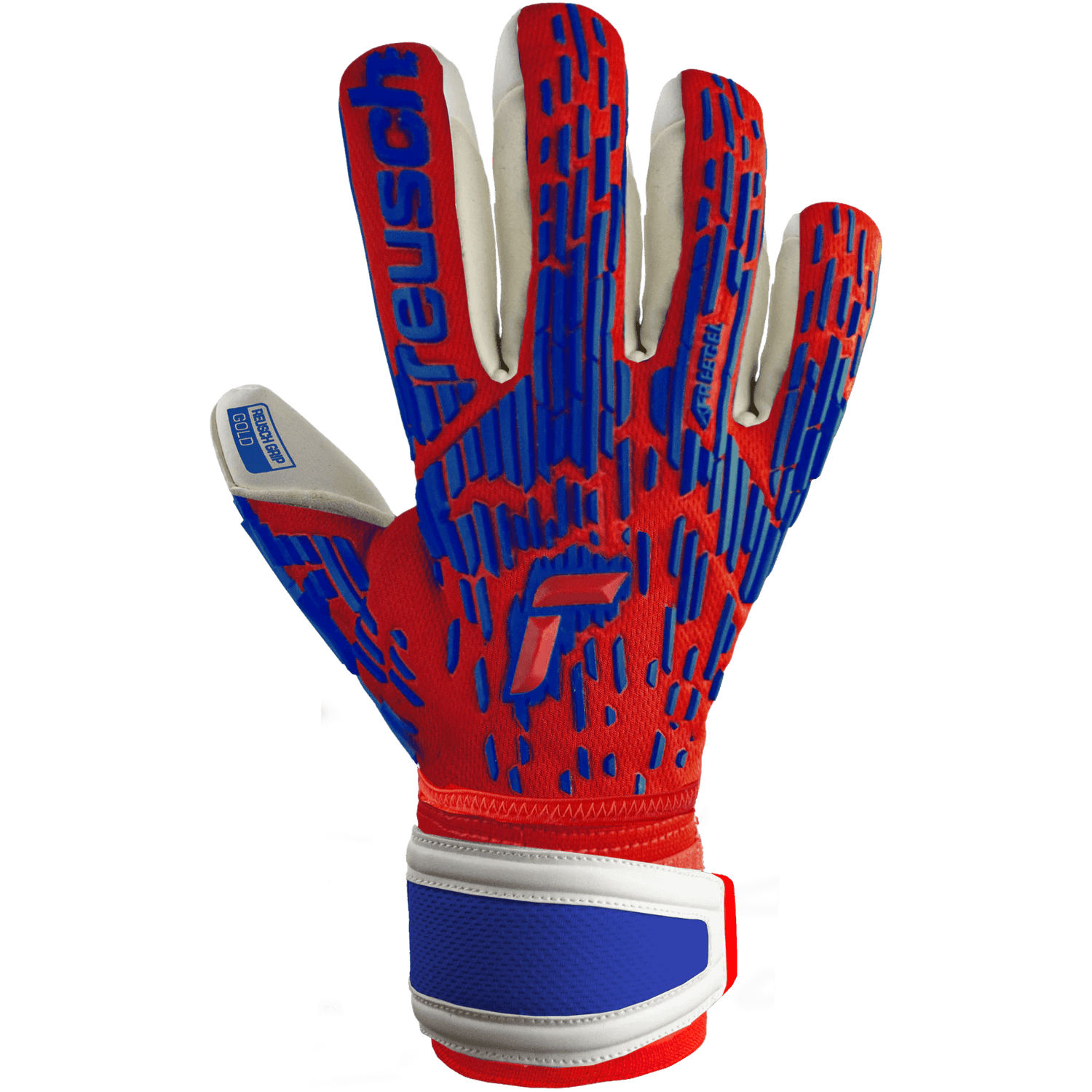 Reusch Attrakt Freegel Gold Finger Support Goalkeeper Gloves (Single - Outer)