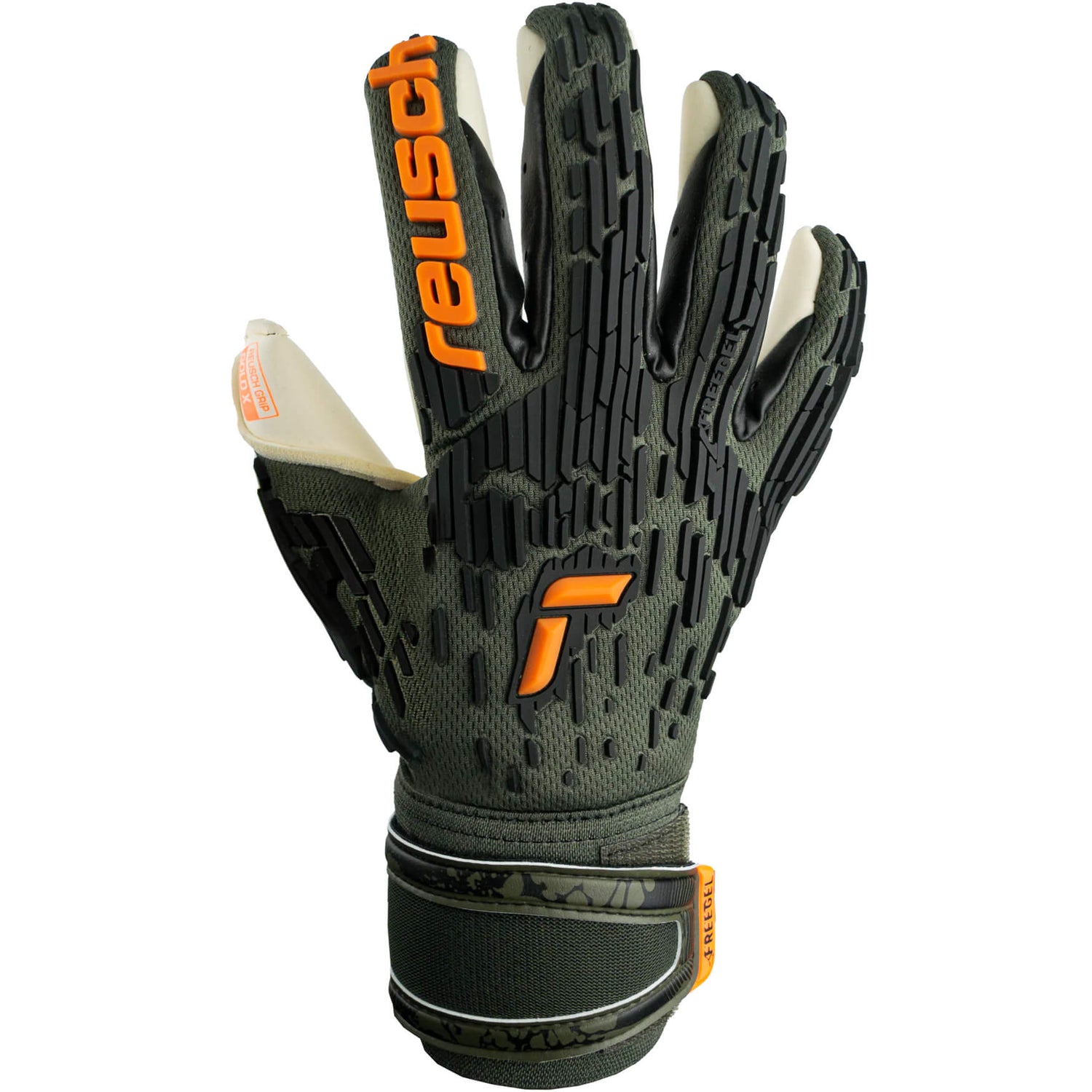 Reusch Attrakt Freegel Gold X Finger Support Goalkeeper Gloves (Single - Outer)