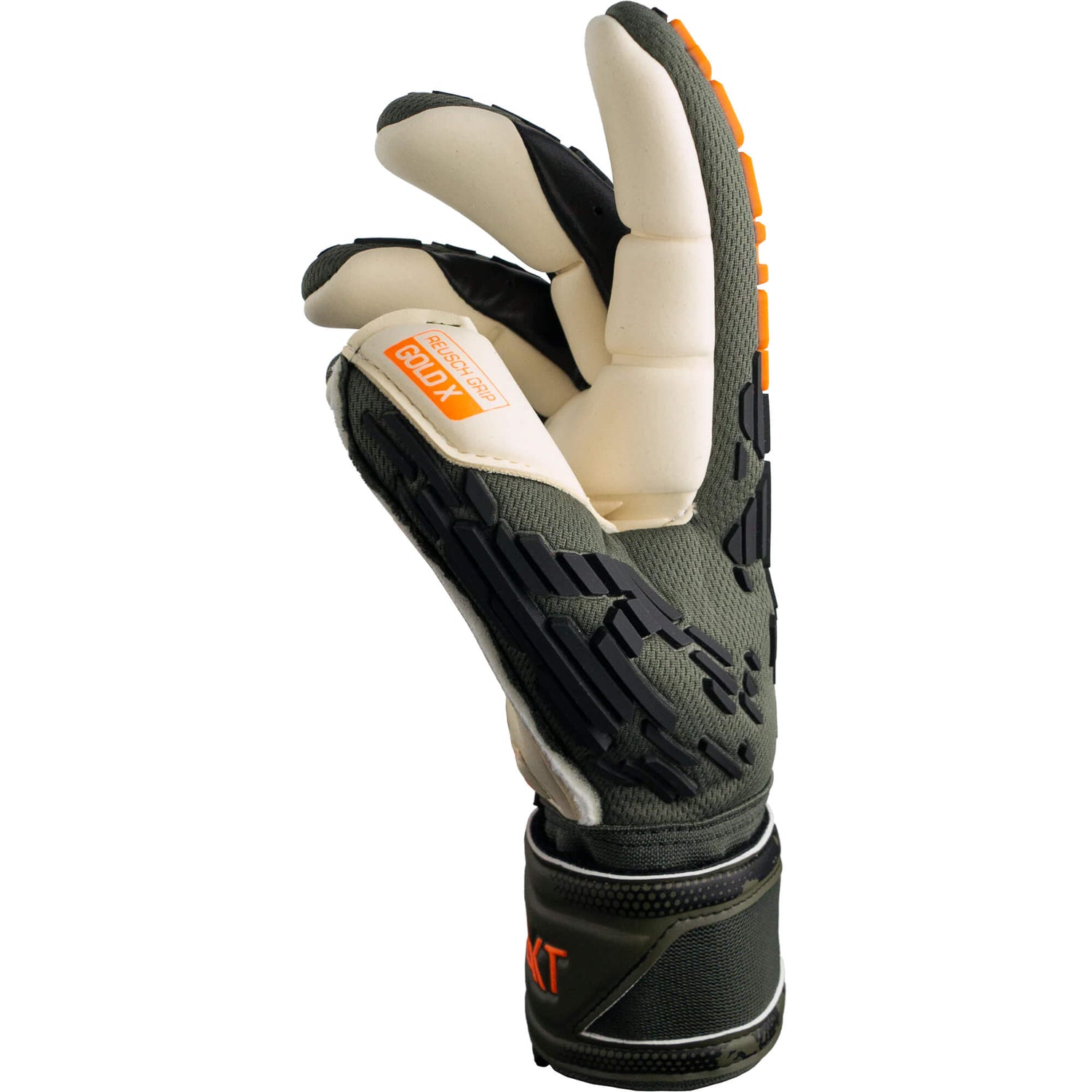 Reusch Attrakt Freegel Gold X Finger Support Goalkeeper Gloves (Single - Side)