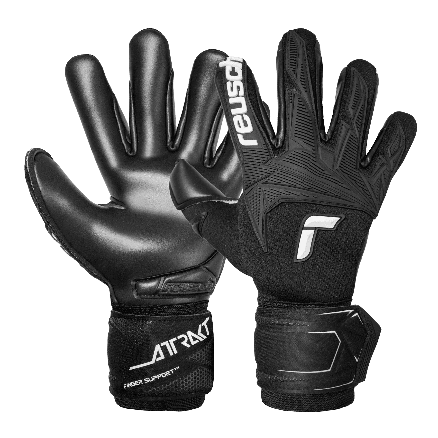 Reusch Attrakt Freegel Infinity Finger Support Goalkeeper Gloves (Pair)