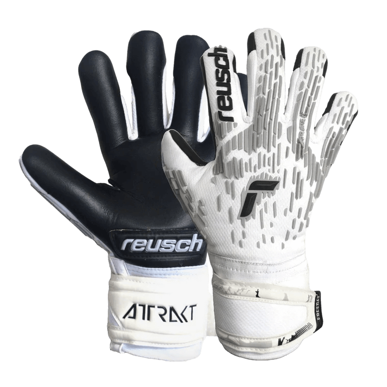 Reusch Attrakt Freegel Silver FS Goalkeeper Gloves (Pair)