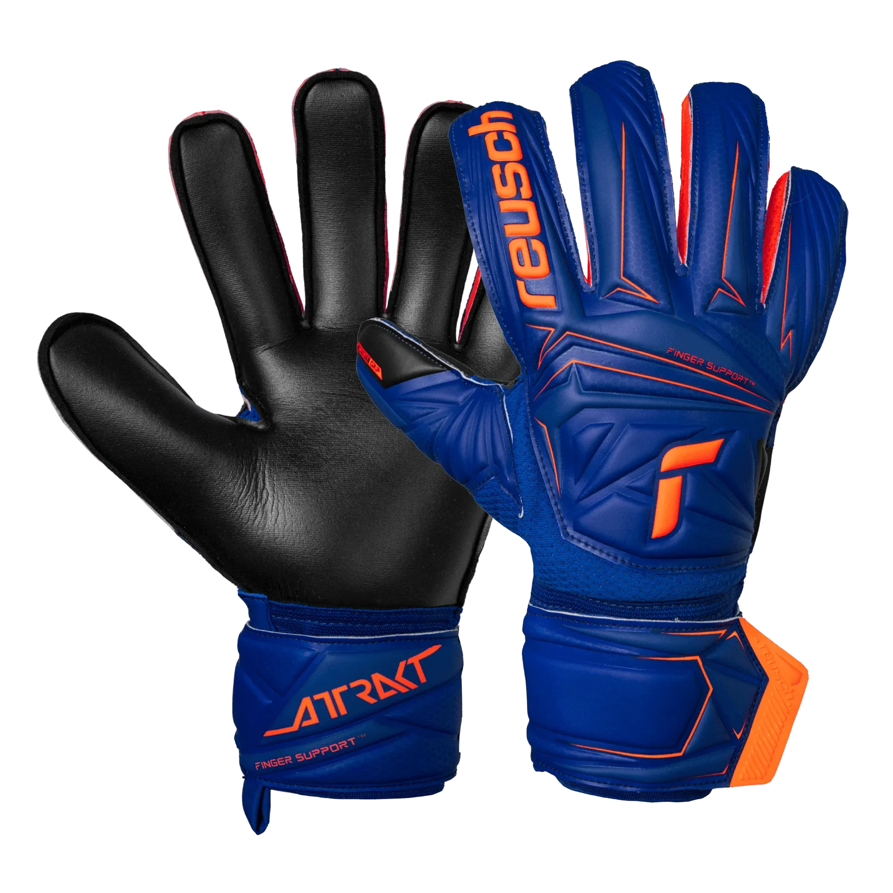 Reusch Attrakt Infinity Finger Support Goalkeeper Gloves (Pair)