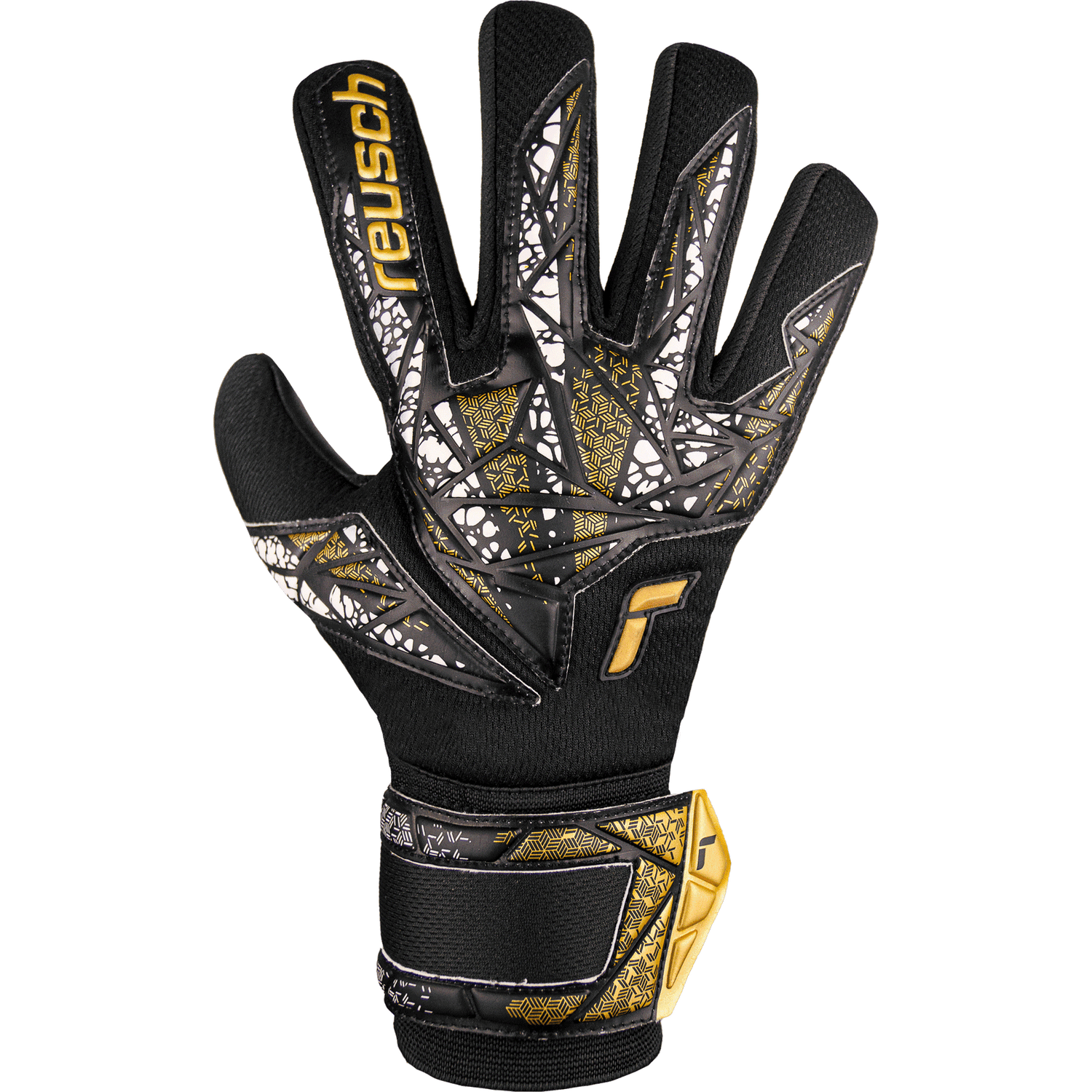 Reusch JR Attrakt Silver NC FS Goalkeeper Gloves (Single - Outer)