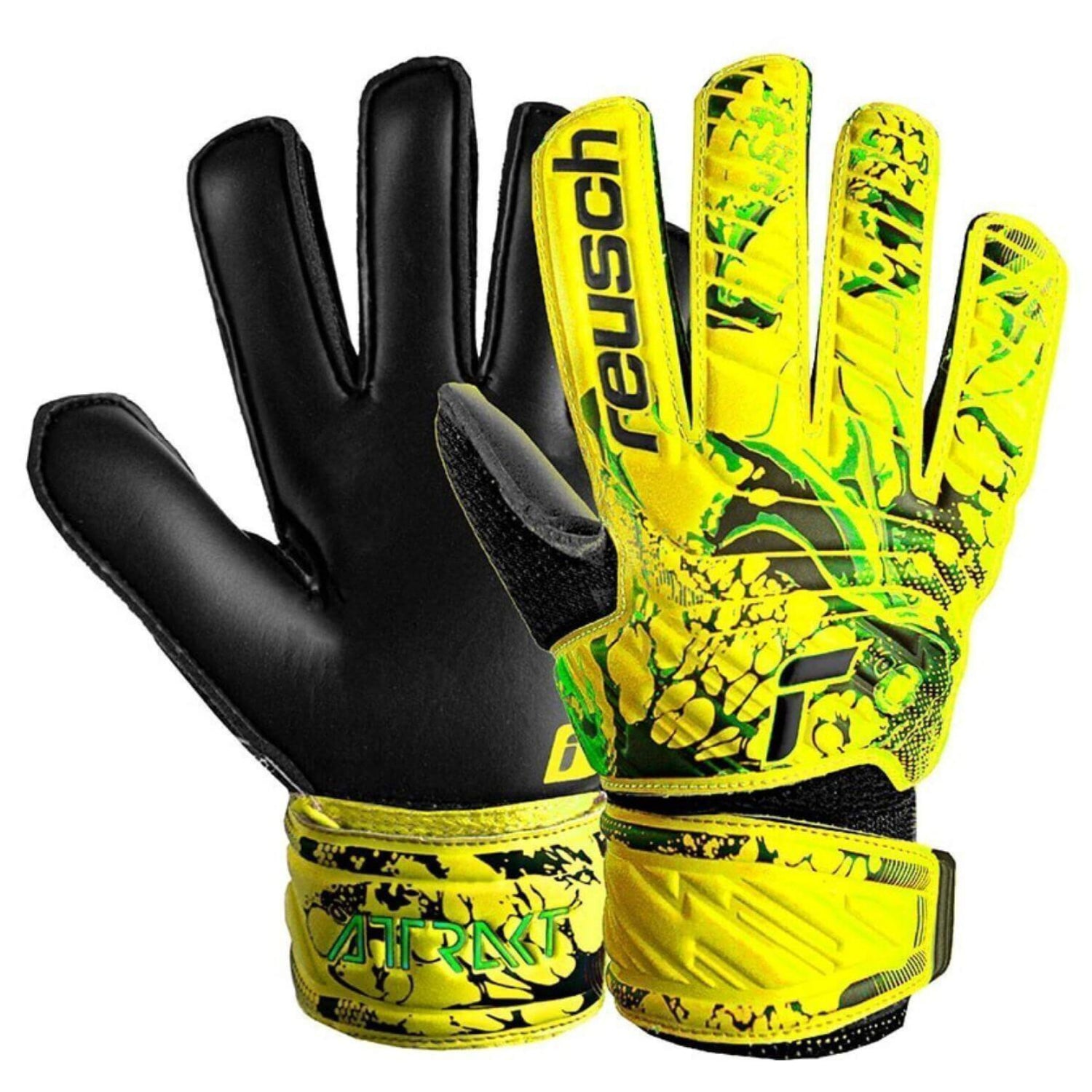 Reusch Jr Attrakt Solid Goalkeeper Gloves (Set)