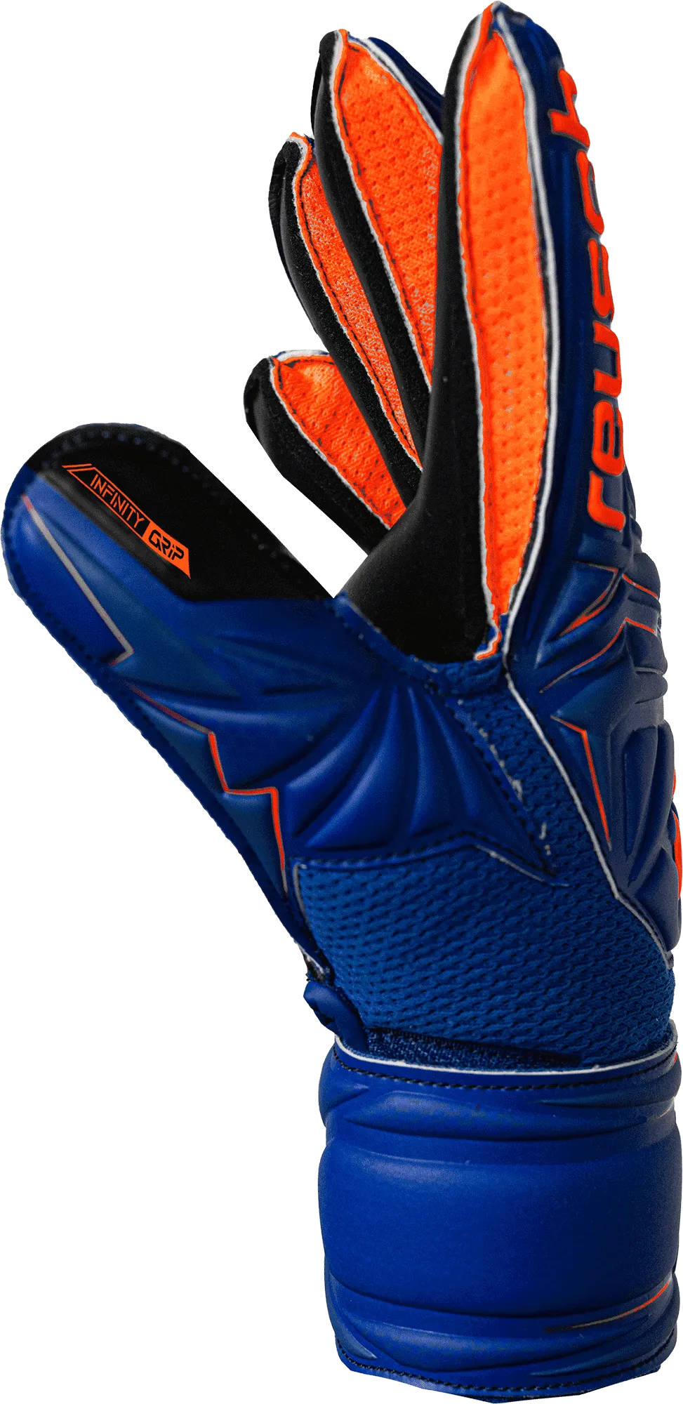 Reusch Junior Attrakt Infinity Finger Support Goalkeeper Gloves (Single - Side)