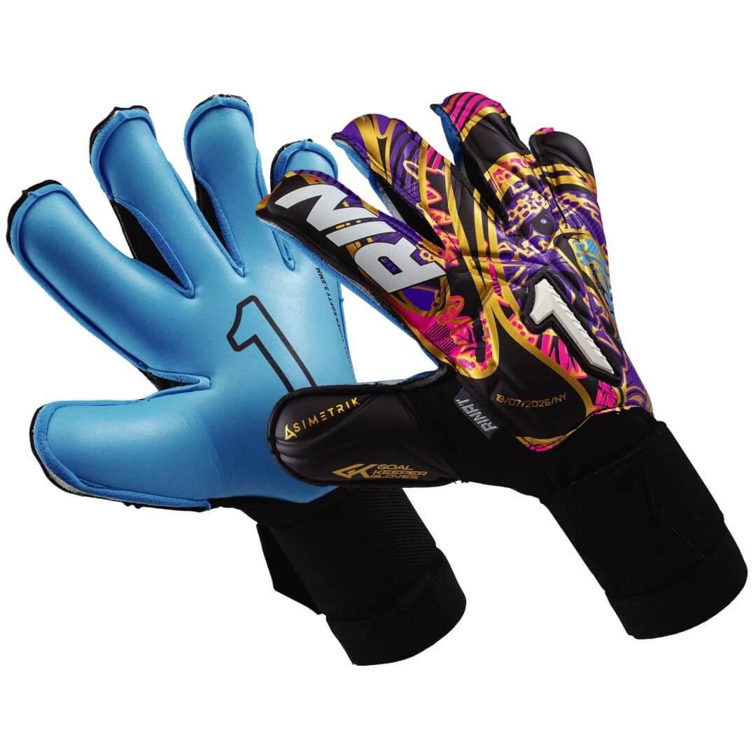 Rinat Asimetrik Prime Spines Goalkeeper Gloves Black/Multicolor (Pair - Lateral)