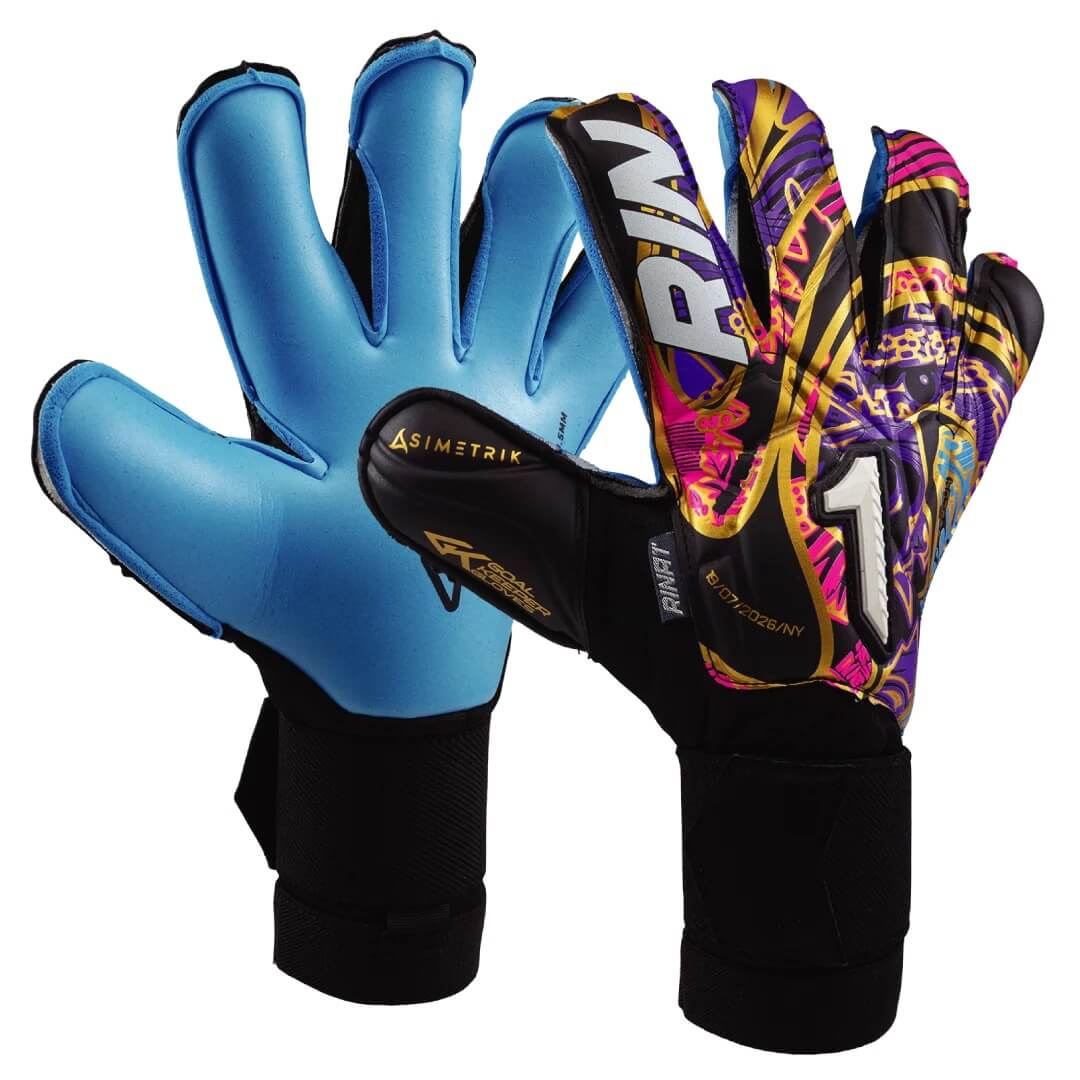 Rinat Asimetrik Prime Spines Goalkeeper Gloves Black/Multicolor (Pair)