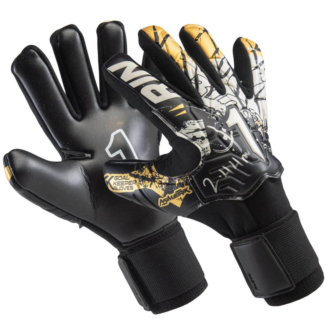 Rinat Asimetrik Training Spines Finger Protection Goalkeeper Gloves (Pair - Lateral)