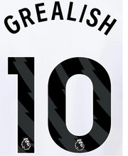 Manchester City 2023-Away Grealish #10 Jersey Name Set-Black
