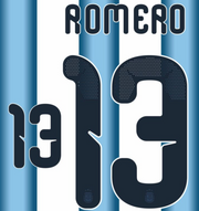 Argentina 2026- Home ROMERO #13 Official Name Set