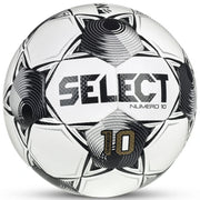 Select v25 Numero 10 NFHS Soccer Ball - White-Black Size 5 (10 Ball & Bag Bundle)