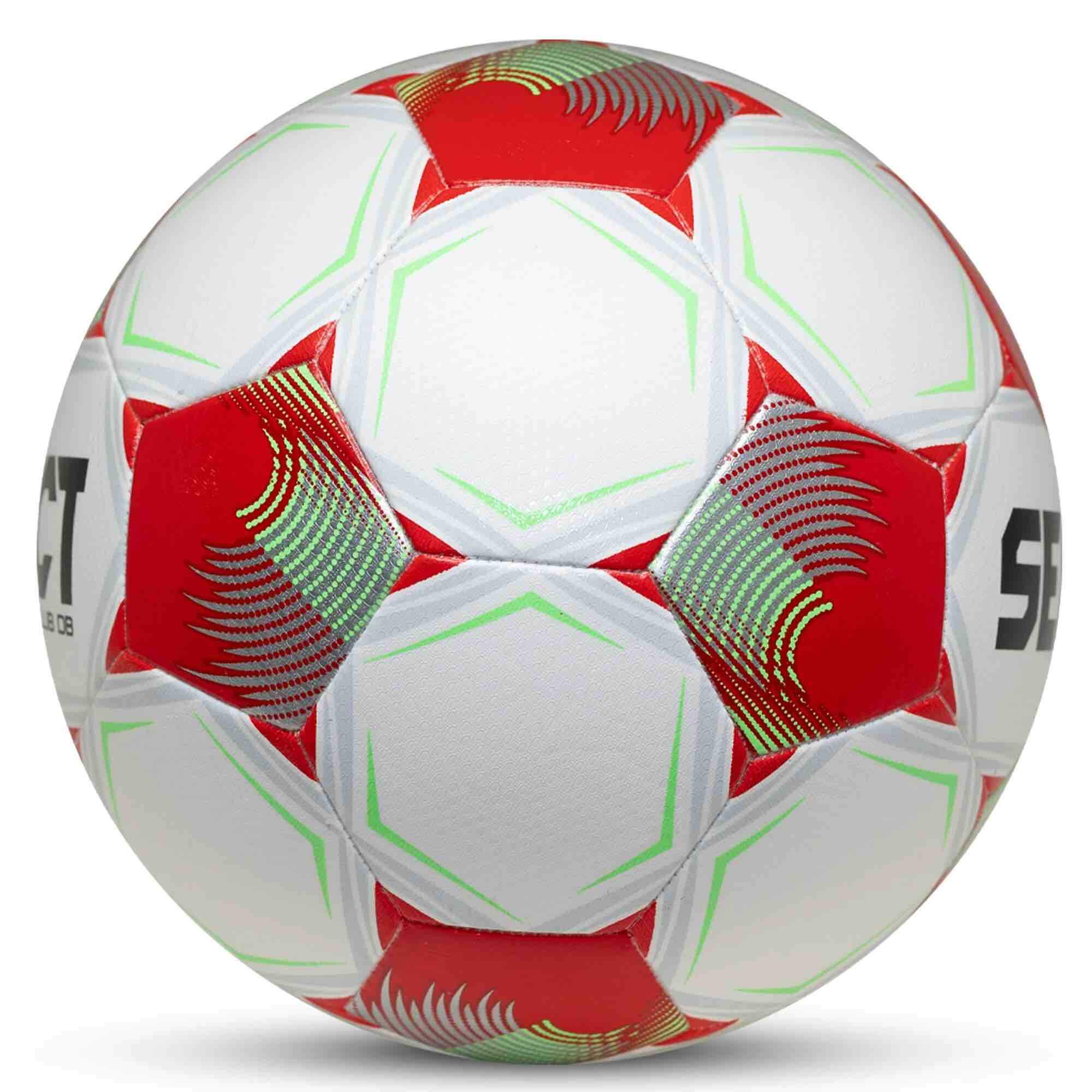 Select v26 Club Soccer Ball White/Red (Back)