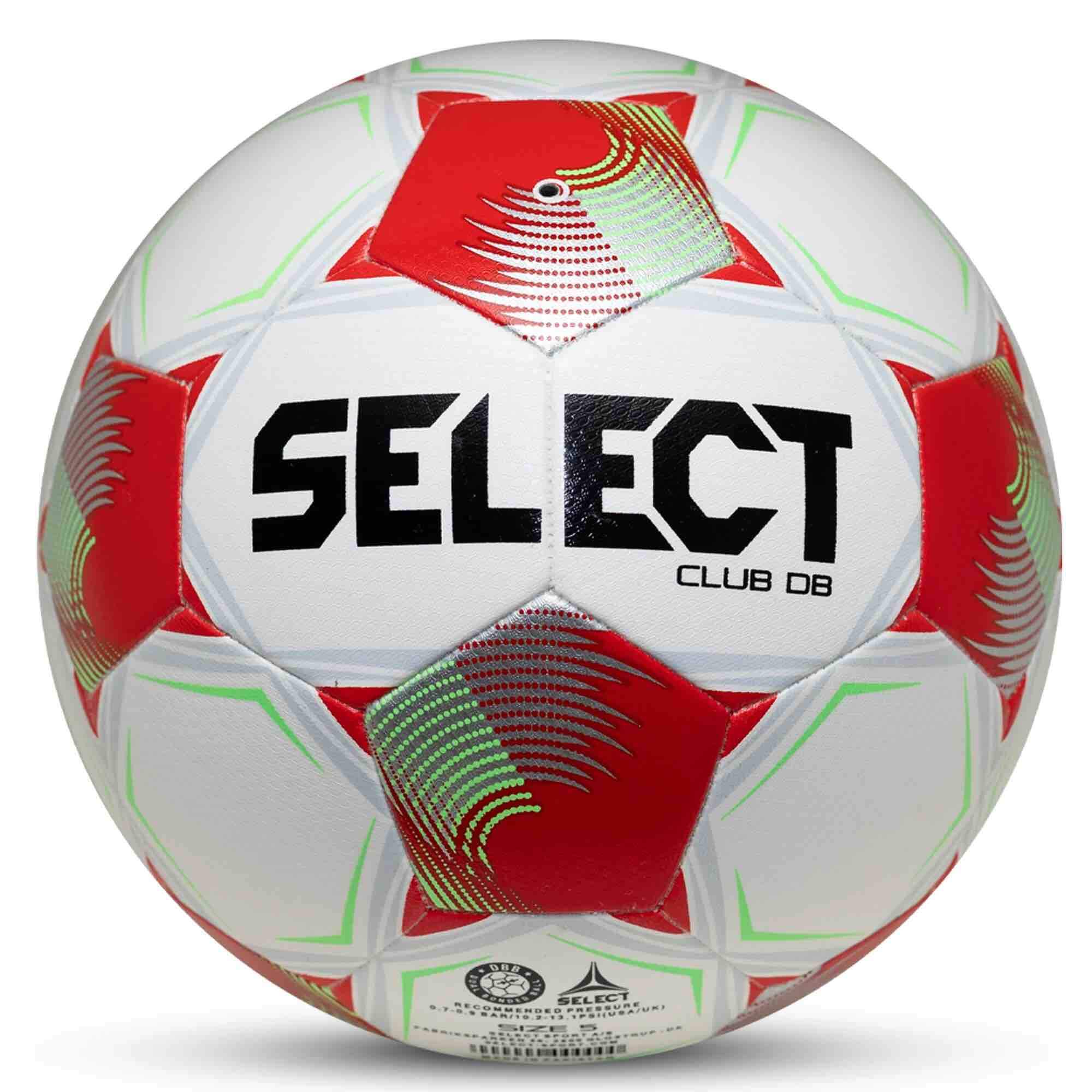 Select v26 Club Soccer Ball White/Red (Front)