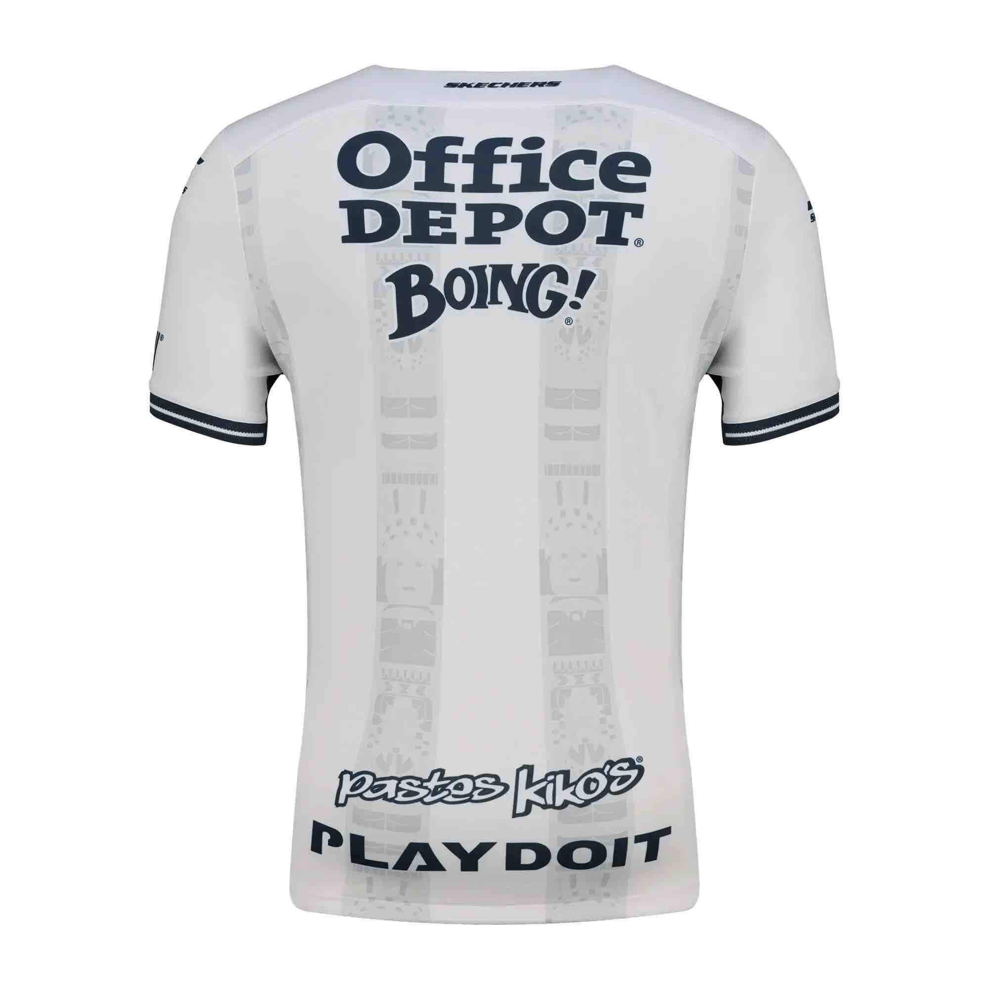 Skechers 2026-27 Pachuca Men's Authentic Away Soccer Jersey (Back)