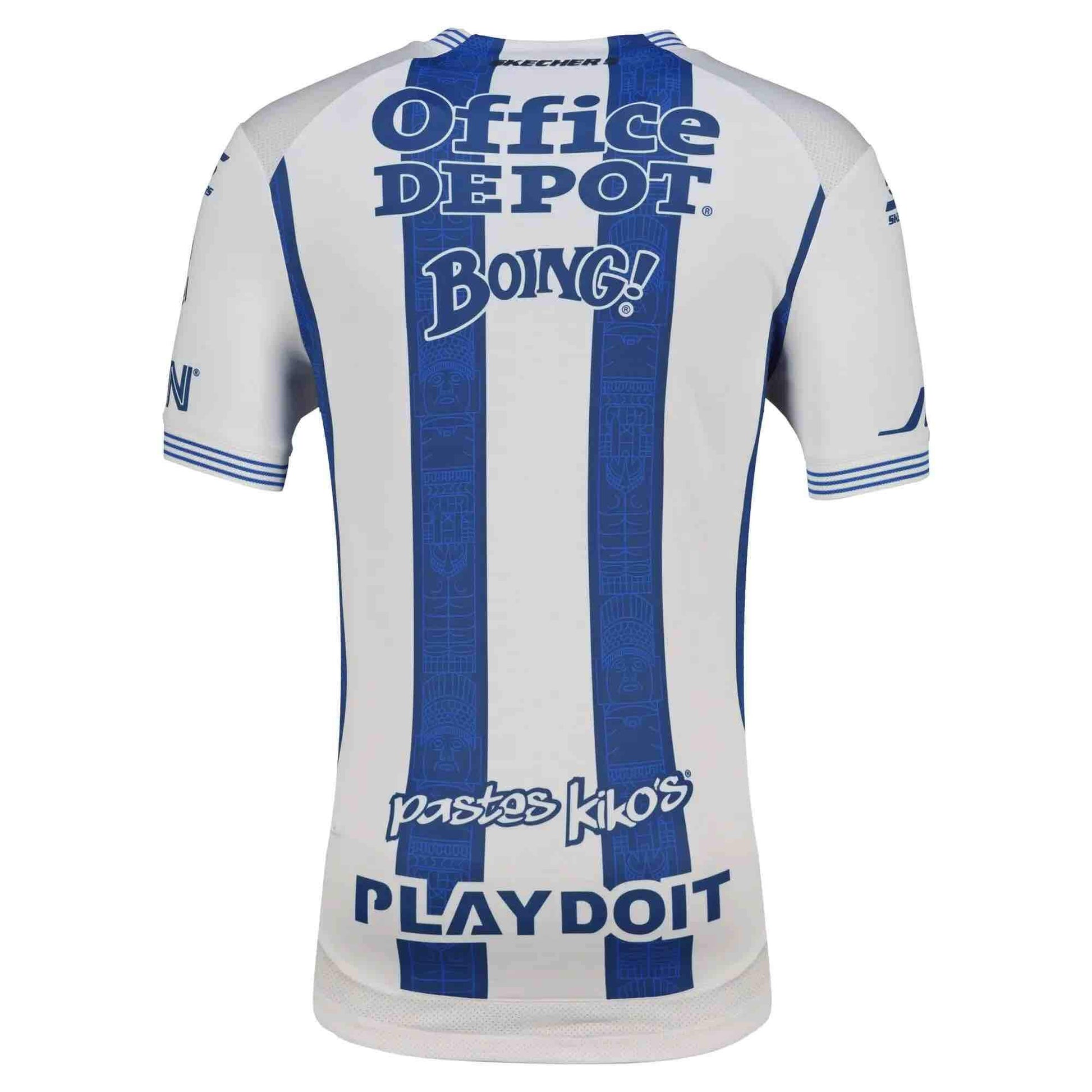 Skechers 2026-27 Pachuca Men's Authentic Home Soccer Jersey (Back)