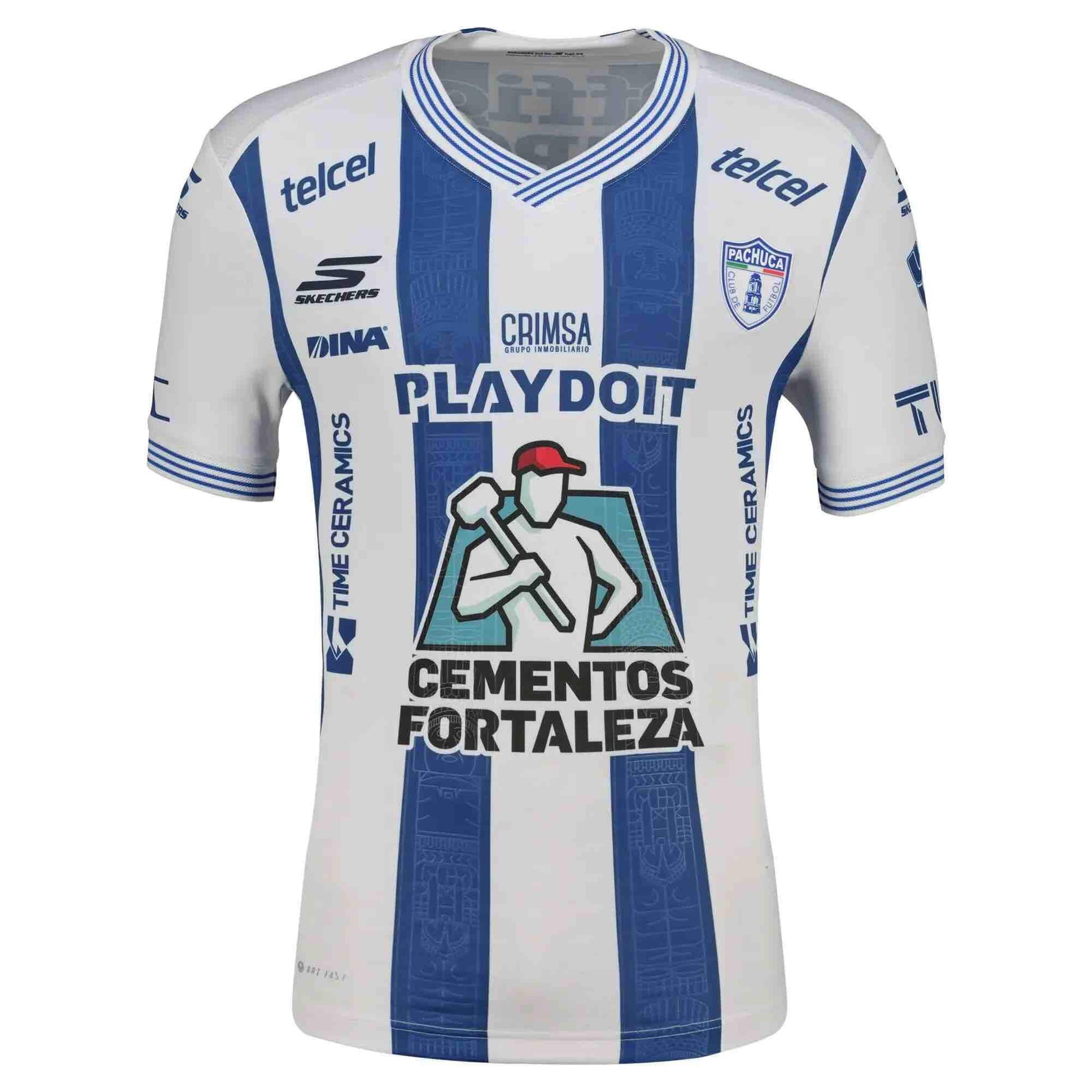 Skechers 2026-27 Pachuca Men's Authentic Home Soccer Jersey (Front)