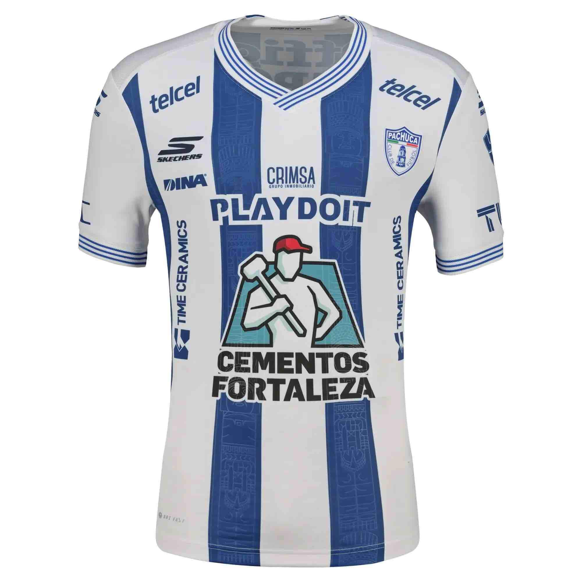 Skechers 2026-27 Pachuca Men's Authentic Home Soccer Jersey (Front)