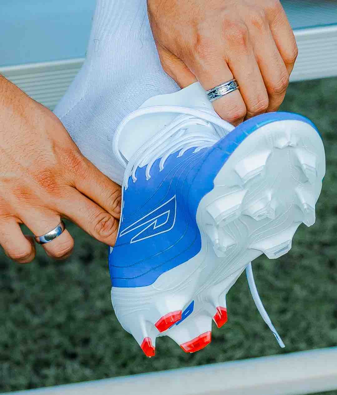 Sokito Scudetta BioTouch Elite Firm Ground Soccer Cleats Sapphire (Model 1)