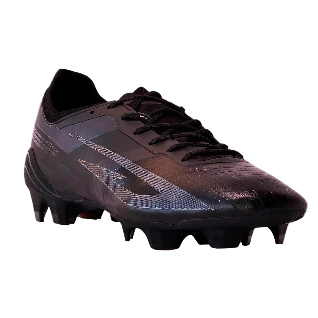 Sokito Scudetta Elite Firm Ground Soccer Cleats Obsidian (Lateral - Front)