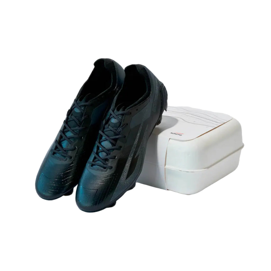 Sokito Scudetta Elite Firm Ground Soccer Cleats Obsidian (Pair and Box)