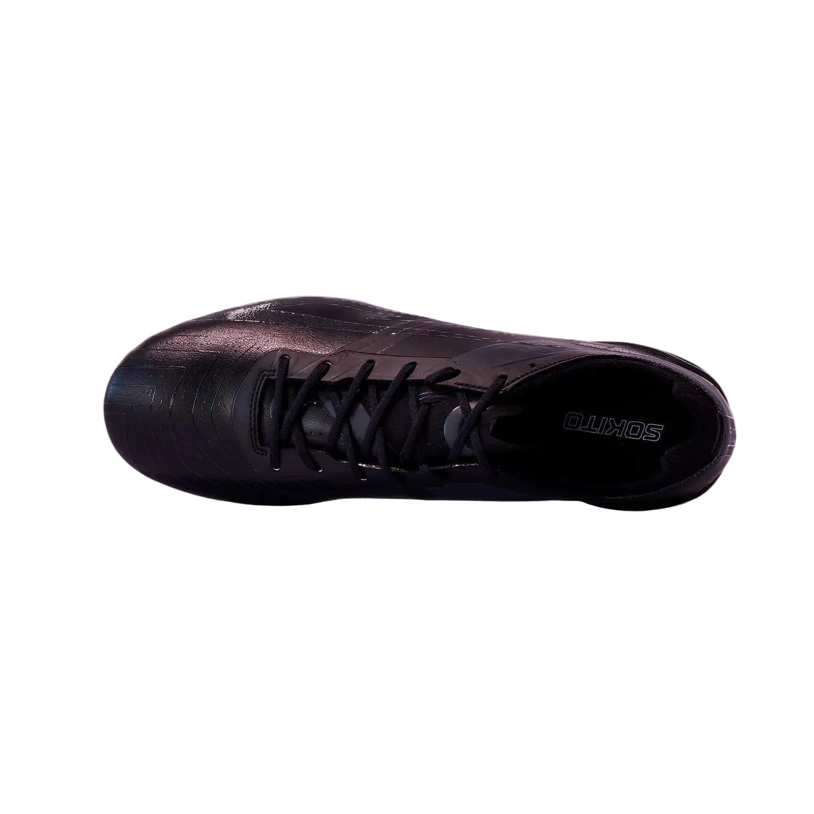Sokito Scudetta Elite Firm Ground Soccer Cleats Obsidian (Top)
