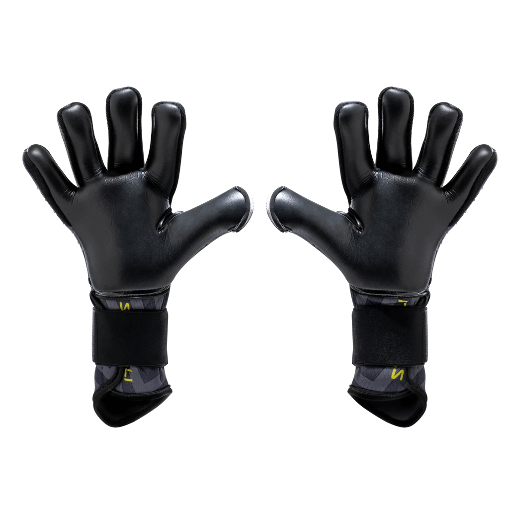 Storelli Electric Charge Finger Spine Protection Goalkeeper Gloves Black (Pair - Inner)