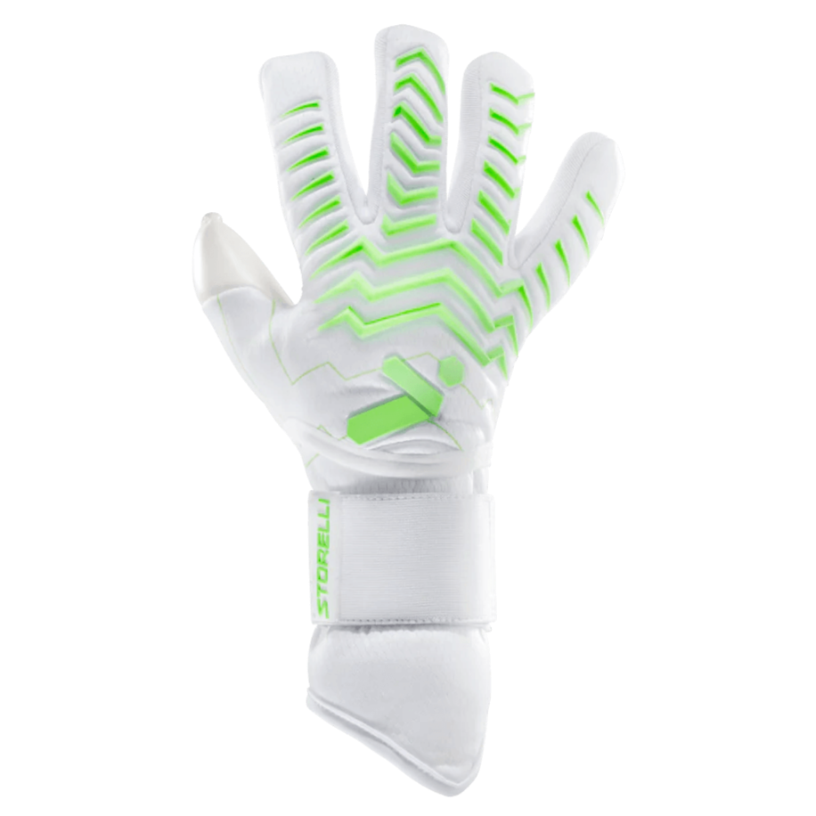 Storelli Electric Finger Spine Protection Goalkeeper Gloves White (Single - Outer)