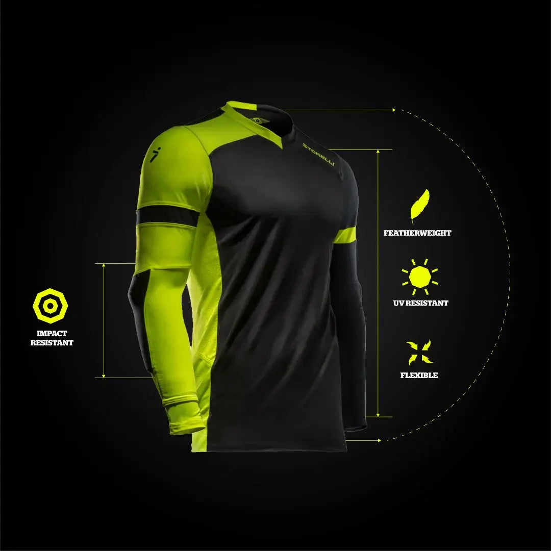 Storelli Exoshield Gladiator Goalkeeper Jersey Black (Features)