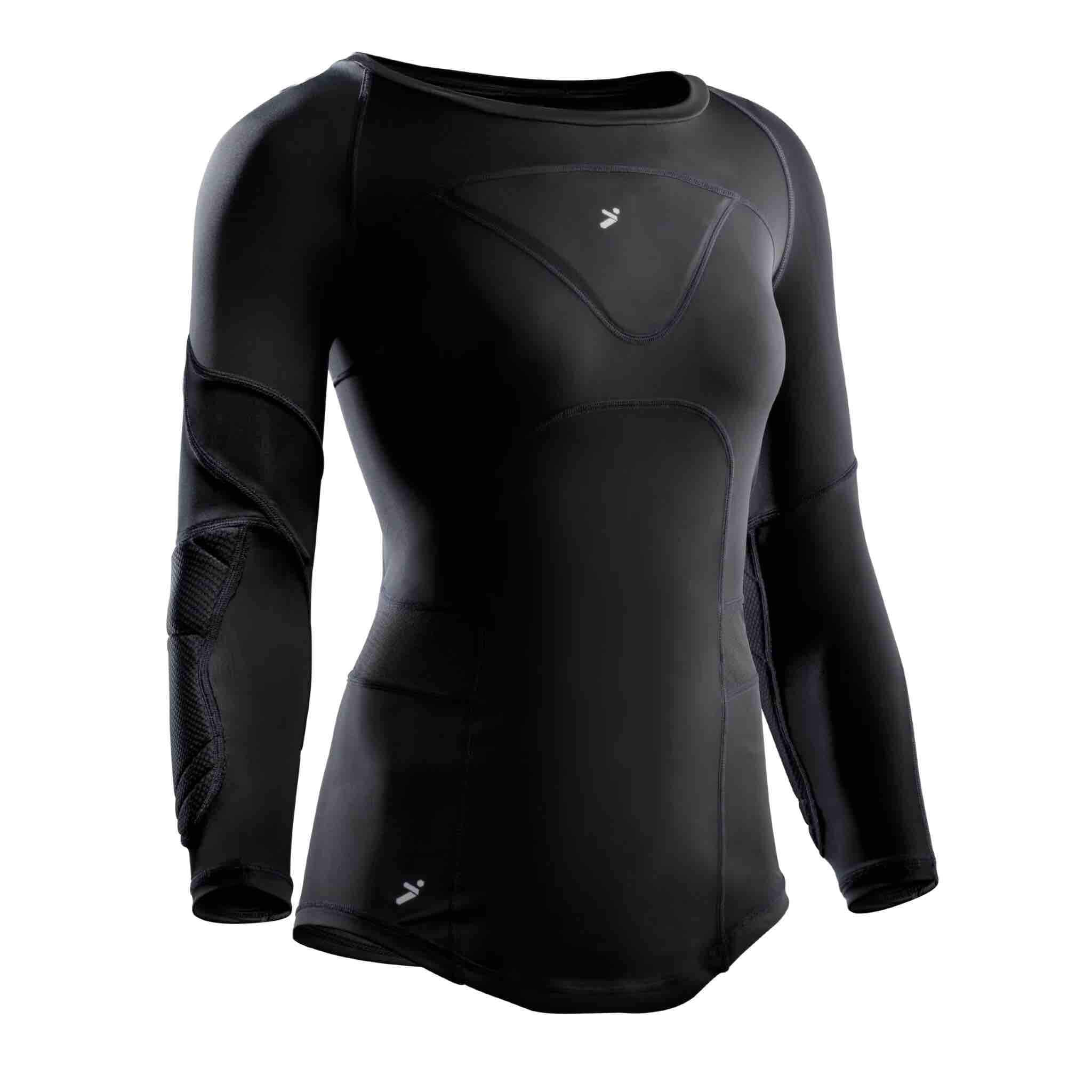 Storelli Women's BodyShield Goalkeeper 3/4 Undershirt (Lateral - Front)