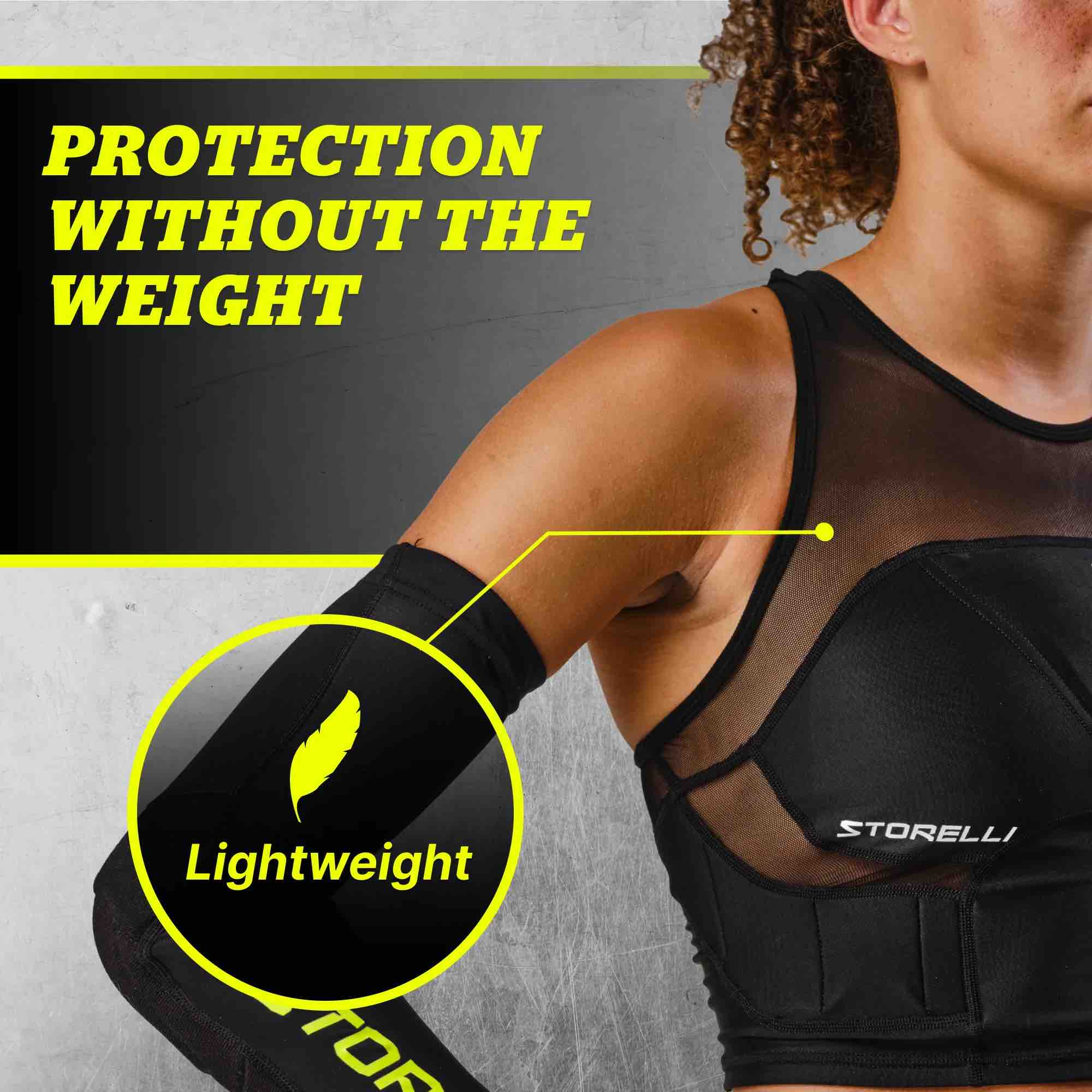 Storelli Women's Bodyshield Crop Top White (Features 5)