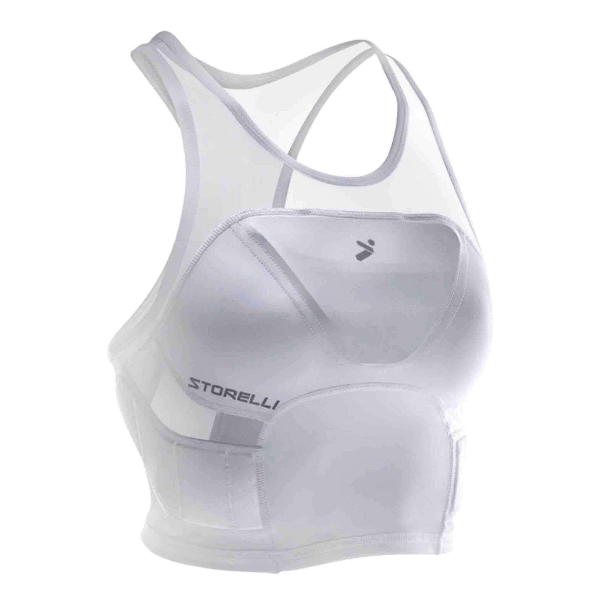 Storelli Women's Bodyshield Crop Top White (Lateral - Front)