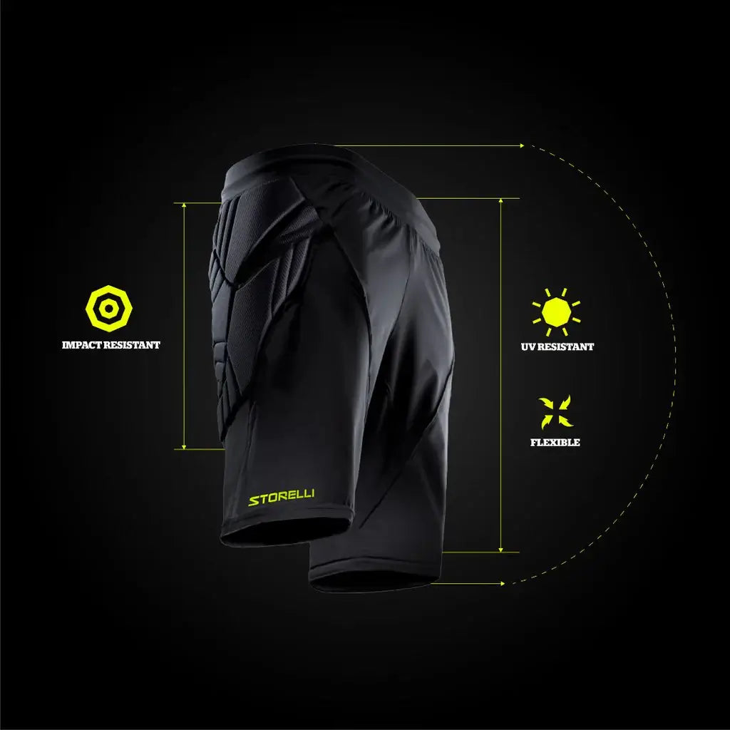 Storelli Youth Exoshield Goalkeeper Short (Features)