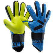 Storelli Youth Gladiator Challenger FS Goalkeeper Gloves Blue Circuit (Pair)