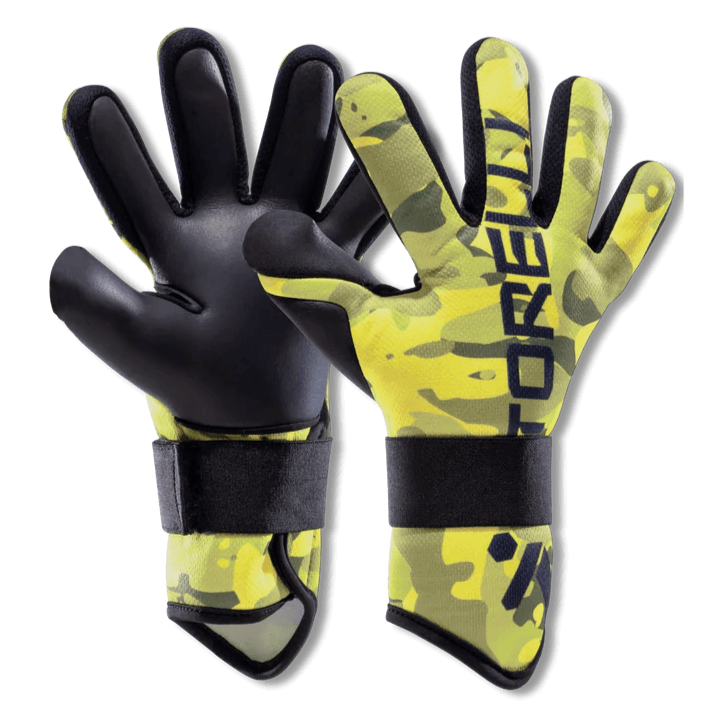 Storelli Youth Gladitor Challenger Finger Spine Protection Yellow Camo (Set)