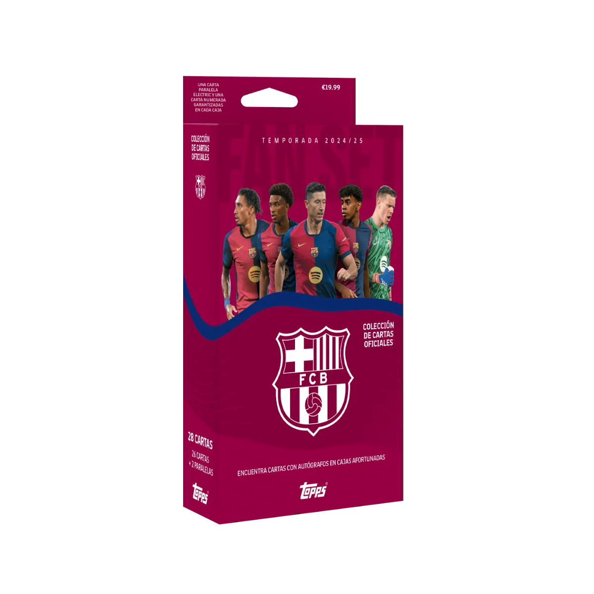 Topps 2024-25 Barcelona Fan Set (28 Cards) (Box)