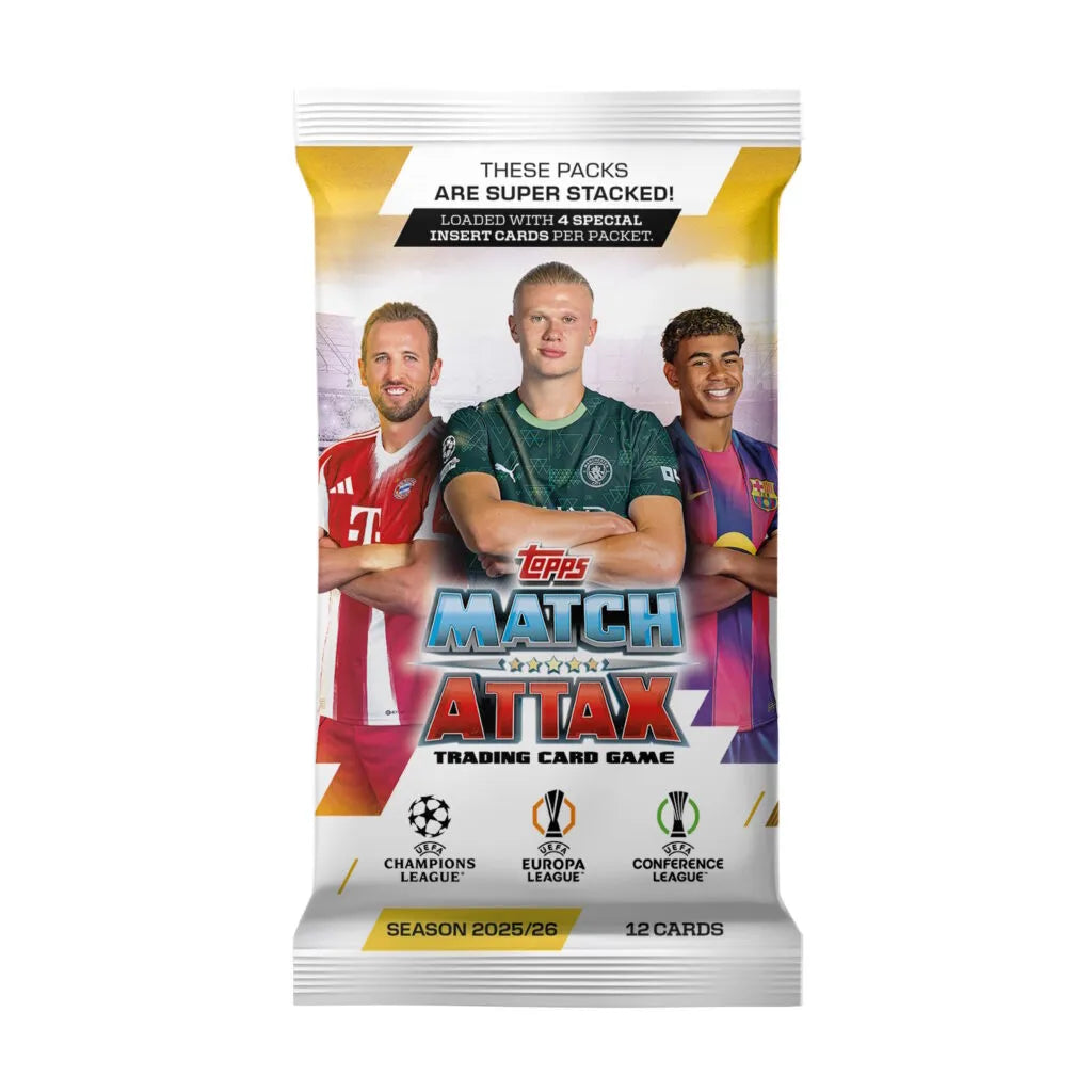 Topps 2025-26 Match Attax UEFA Champions League Cards - Eco Blaster (36 Cards + 2LE) (Pack 2)