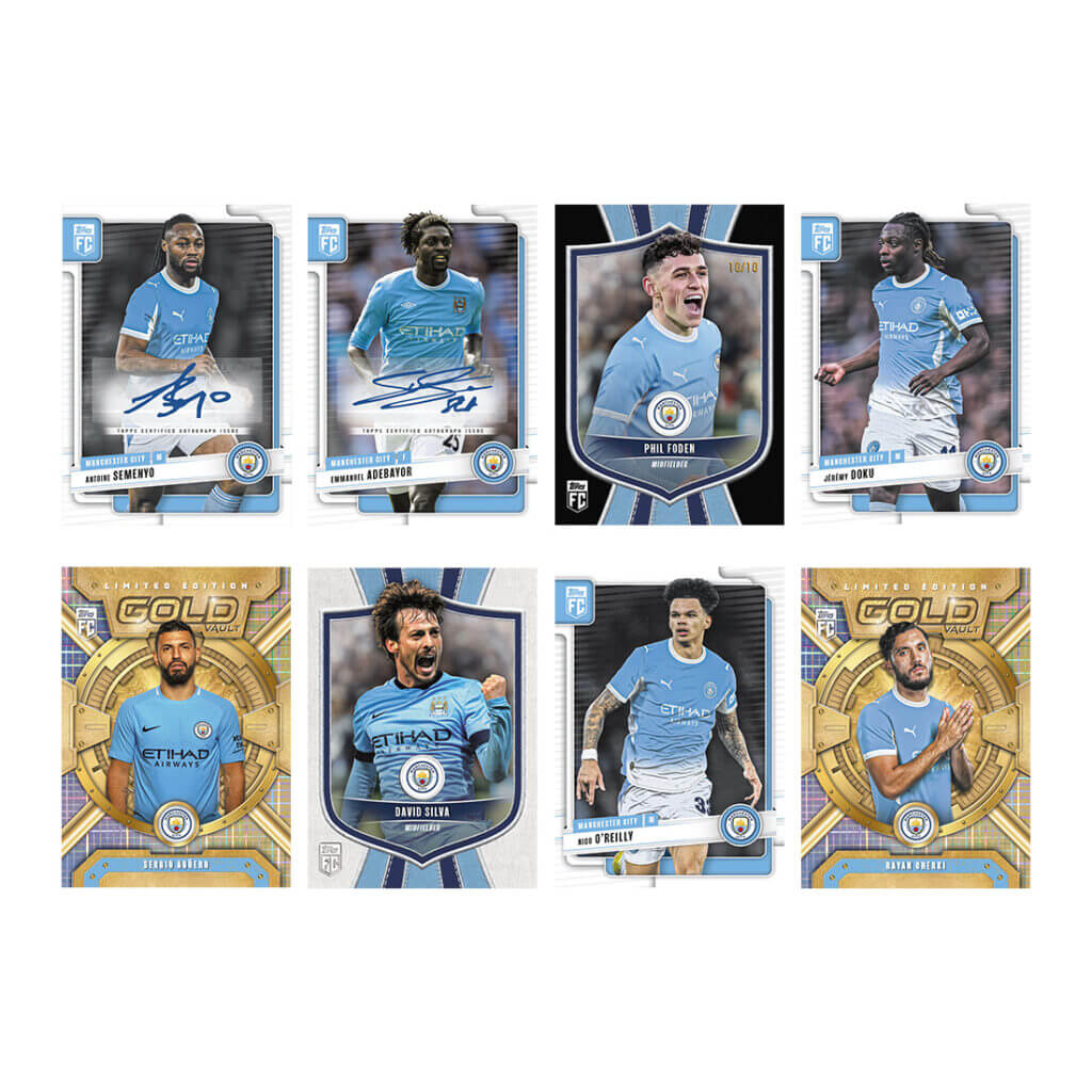 Topps 2026-27 Manchester City Collector Tin Set (35 Cards) (Cards)