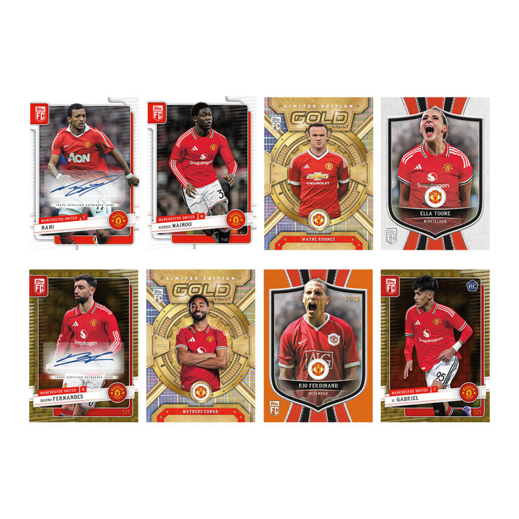 Topps 2026-27 Manchester United Collector Tin Set (35 Cards) (Cards)