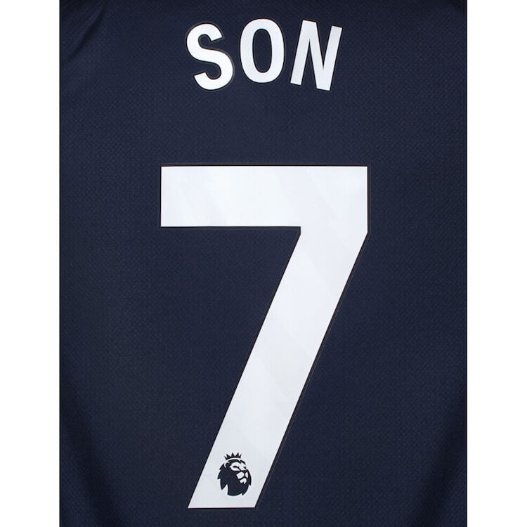 Tottenham 2023-Away Son #7 Youth Jersey Name Set-White (Back)