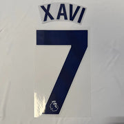 Tottenham 2025-Home Xavi #7 Jersey Name Set-Navy