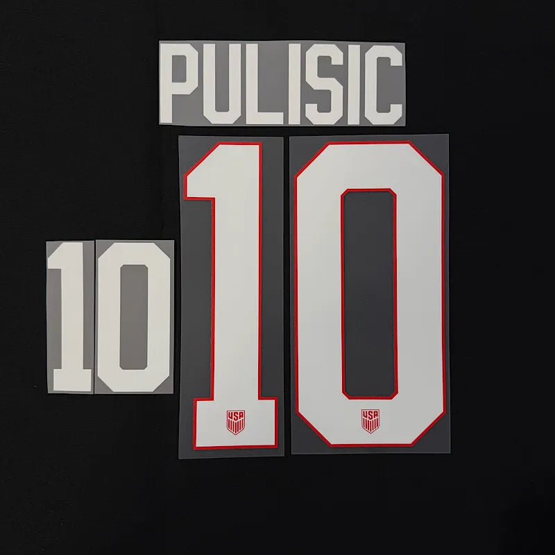 USA 2025 Away PULISIC #10 Youth Official Name Set