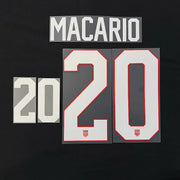USA 2025 Away Women's MACARIO Official Name Set 8"