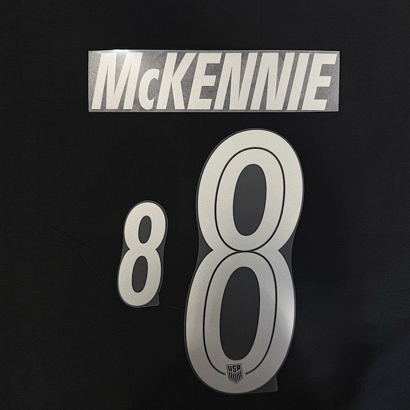 USMNT 2026- Away McKENNIE #8 Official Name Set