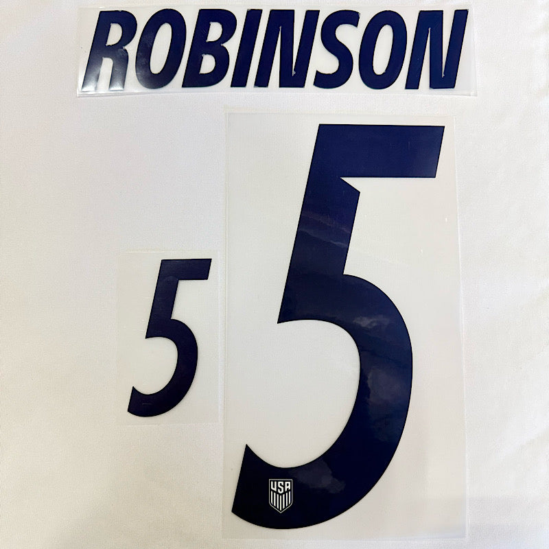 USMNT 2026- Home ROBINSON #5 Official Name Set