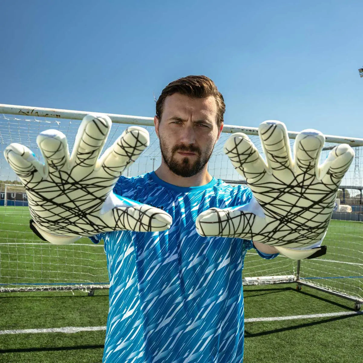 Uhlsport Cybertec Ultragrip HN Goalkeeper Gloves (Model 2)