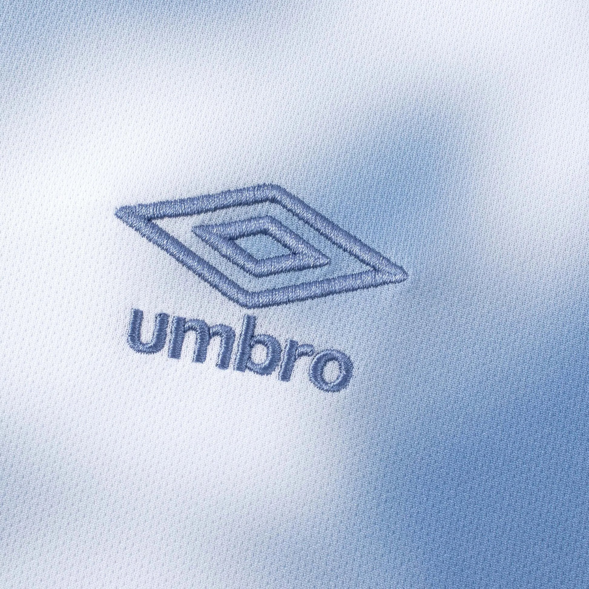 Umbro 2025-26 El Salvador Men's Pre-Match Soccer Jersey Blue (Detail 2)