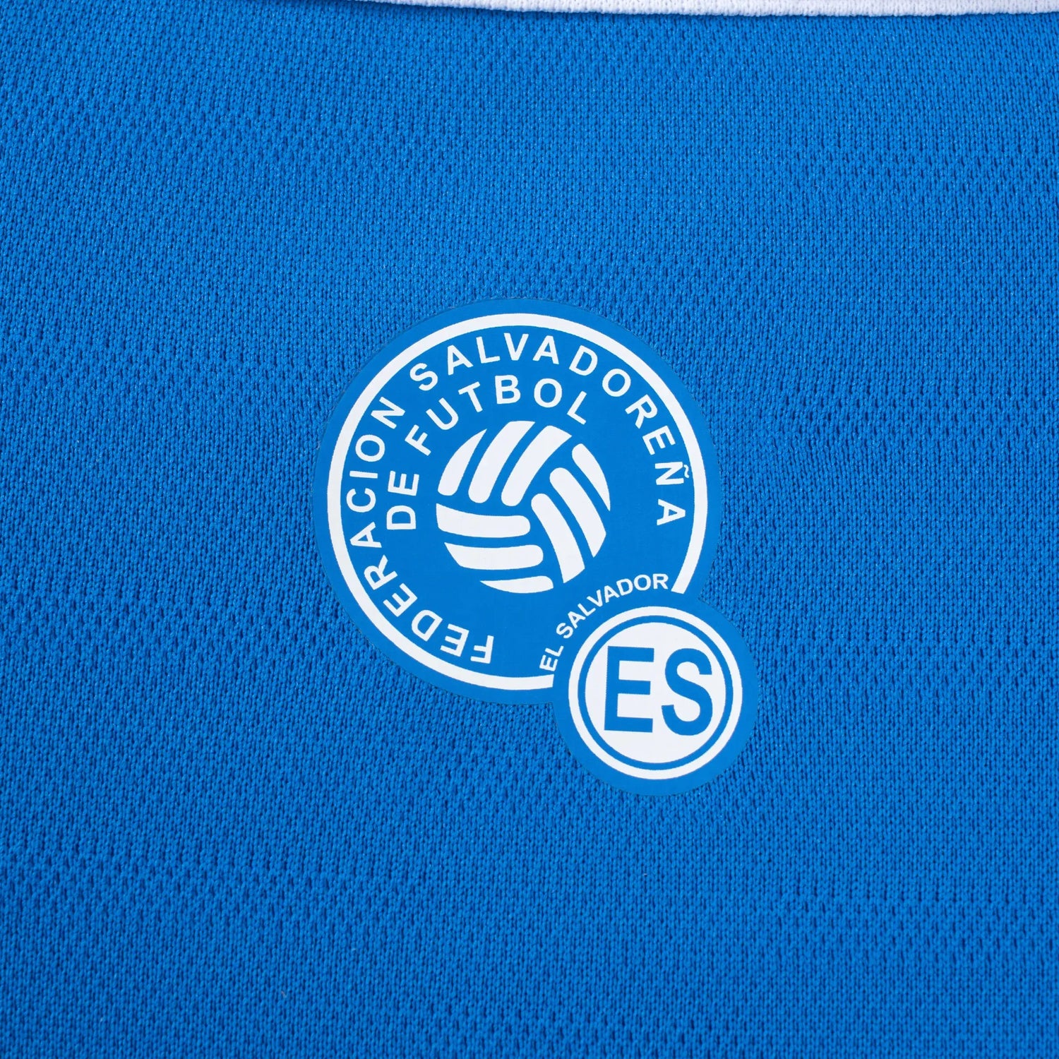 Umbro 2025-26 El Salvador Men's Stadium Home Soccer Jersey (Detail 4)