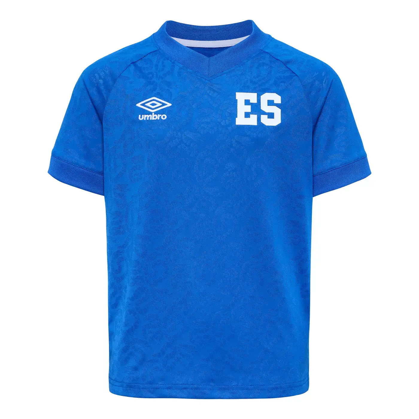 Umbro 2026-27 El Salvador Kids Home Soccer Jersey Set (Jersey - Front)